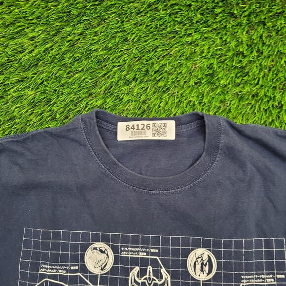 Power-Rangers Megazord Robot Shirt M/L 22x27 Navy Dinozords - Picture 9 of 14